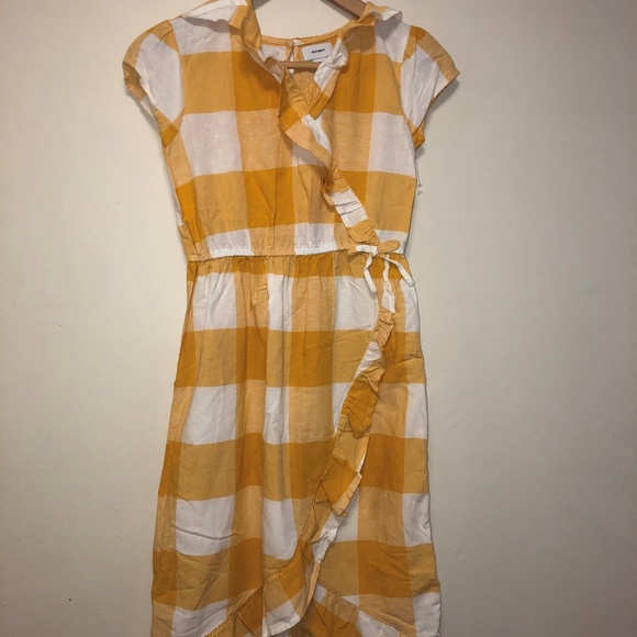 Old Navy yellow and white dress - Picture 1 of 4